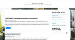 Desktop Screenshot of kuchniacaroline.pl